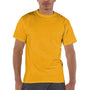 Champion Mens Short Sleeve Crewneck T-Shirt - Gold