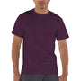 Champion Mens Short Sleeve Crewneck T-Shirt - Maroon