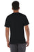 Champion T425 Mens Short Sleeve Crewneck T-Shirt Black Model Back