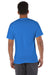 Champion T425 Mens Short Sleeve Crewneck T-Shirt Royal Blue Model Back