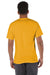 Champion T425 Mens Short Sleeve Crewneck T-Shirt Gold Model Back