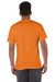 Champion T425 Mens Short Sleeve Crewneck T-Shirt Orange Model Back