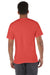 Champion T425 Mens Short Sleeve Crewneck T-Shirt Red River Clay Model Back