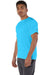 Champion T425 Mens Short Sleeve Crewneck T-Shirt Lagoon Blue Model 3q