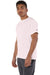 Champion T425 Mens Short Sleeve Crewneck T-Shirt Body Blush Pink Model 3q