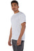 Champion T425 Mens Short Sleeve Crewneck T-Shirt White Model 3q