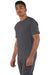 Champion T425 Mens Short Sleeve Crewneck T-Shirt Heather Charcoal Grey Model 3q