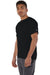 Champion T425 Mens Short Sleeve Crewneck T-Shirt Black Model 3q