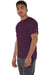 Champion T425 Mens Short Sleeve Crewneck T-Shirt Maroon Model 3q