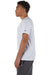 Champion T425 Mens Short Sleeve Crewneck T-Shirt White Model Side