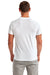 TriDri TD011 Mens Paneled Tech Moisture Wicking Short Sleeve Crewneck T-Shirt White Model Back
