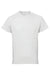 TriDri TD011 Mens Paneled Tech Moisture Wicking Short Sleeve Crewneck T-Shirt White Flat Front