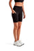 TriDri TD046 Womens Performance Legging Shorts w/ Pockets Black Model Side