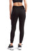 TriDri TD055 Womens Maria Fitted Jogger Sweatpants w/ Pockets Black Model Back