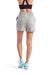 TriDri TD062 Womens Maria Jogger Shorts w/ Pockets Heather Grey Model Back