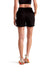 TriDri TD062 Womens Maria Jogger Shorts w/ Pockets Black Model Back