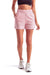 TriDri TD062 Womens Maria Jogger Shorts w/ Pockets Light Pink Model Front