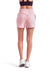 TriDri TD062 Womens Maria Jogger Shorts w/ Pockets Light Pink Model Back