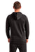 TriDri TD448 Mens Moisture Wicking Hooded Sweatshirt Hoodie w/ Pouch Pocket Black Model Back