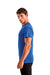 TriDri TD501 Mens Moisture Wicking Short Sleeve Crewneck T-Shirt Royal Blue Model Side