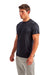 TriDri TD501 Mens Moisture Wicking Short Sleeve Crewneck T-Shirt French Navy Blue Model 3q