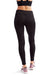 TriDri TD531 Womens Performance Leggings w/ Pockets Black Model Back