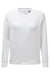 TriDri TD600 Womens Billie Side Zip Crewneck Sweatshirt White Flat Front