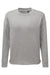 TriDri TD600 Womens Billie Side Zip Crewneck Sweatshirt Heather Grey Flat Front