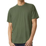 American Apparel Mens Track Short Sleeve Crewneck T-Shirt - Olive Green