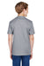 Team 365 TT11HY Youth Sonic Performance Heather Moisture Wicking Short Sleeve Crewneck T-Shirt Heather Grey Model Back