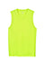 Team 365 TT11M Mens Zone Performance Muscle Moisture Wicking Tank Top Safety Yellow Flat Front
