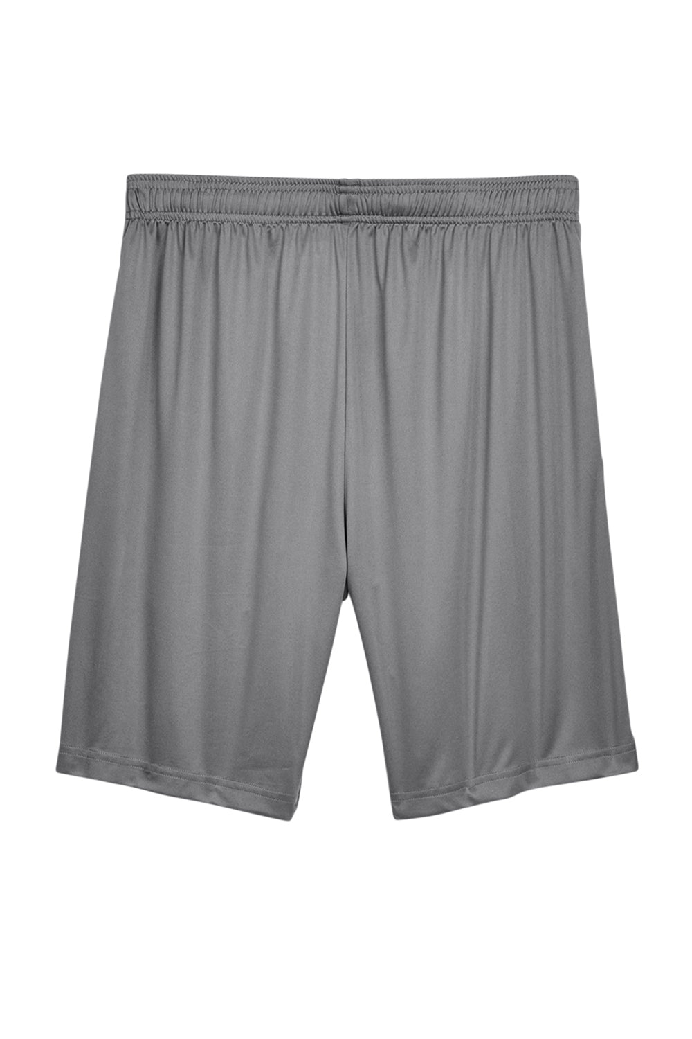 Team 365 TT11SH Mens Zone Performance Moisture Wicking Shorts w/ Pockets Graphite Grey Flat Back