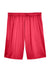 Team 365 TT11SH Mens Zone Performance Moisture Wicking Shorts w/ Pockets Red Flat Front