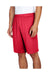 Team 365 TT11SH Mens Zone Performance Moisture Wicking Shorts w/ Pockets Red Model 3q