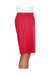 Team 365 TT11SH Mens Zone Performance Moisture Wicking Shorts w/ Pockets Red Model Side