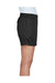 Team 365 TT11SHW Womens Zone Performance Moisture Wicking Shorts w/ Pockets Black Model Side