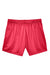 Team 365 TT11SHW Womens Zone Performance Moisture Wicking Shorts w/ Pockets Red Flat Back