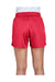 Team 365 TT11SHW Womens Zone Performance Moisture Wicking Shorts w/ Pockets Red Model Back