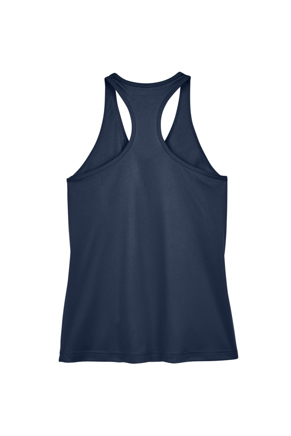 Team 365 TT11WRC Womens Zone Performance Moisture Wicking Tank Top Dark Navy Blue Flat Back
