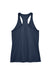Team 365 TT11WRC Womens Zone Performance Moisture Wicking Tank Top Dark Navy Blue Flat Back