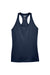 Team 365 TT11WRC Womens Zone Performance Moisture Wicking Tank Top Dark Navy Blue Flat Front