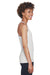 Team 365 TT11WRC Womens Zone Performance Moisture Wicking Tank Top Silver Grey Model Side