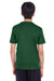 Team 365 TT11Y Youth Zone Performance Moisture Wicking Short Sleeve Crewneck T-Shirt Sport Dark Green Model Back