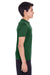 Team 365 TT11Y Youth Zone Performance Moisture Wicking Short Sleeve Crewneck T-Shirt Sport Dark Green Model Side