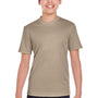 Team 365 Youth Zone Performance Moisture Wicking Short Sleeve Crewneck T-Shirt - Desert Khaki Brown