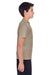 Team 365 TT11Y Youth Zone Performance Moisture Wicking Short Sleeve Crewneck T-Shirt Desert Khaki Brown Model Side