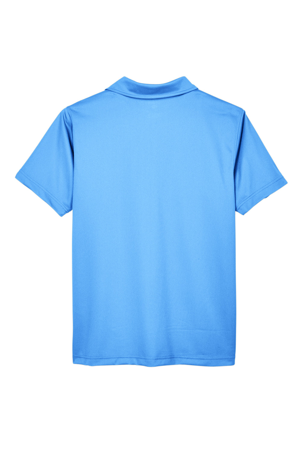 Team 365 TT21 Mens Command Performance Moisture Wicking Short Sleeve Polo Shirt Light Blue Flat Back