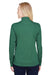 Team 365 TT31HW Womens Zone Sonic Performance Moisture Wicking 1/4 Zip Sweatshirt Heather Forest Green Model Back