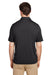 Team 365 TT51H Mens Zone Sonic Moisture Wicking Short Sleeve Polo Shirt Heather Black Model Back