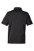 Team 365 TT51H Mens Zone Sonic Moisture Wicking Short Sleeve Polo Shirt Heather Black Flat Back